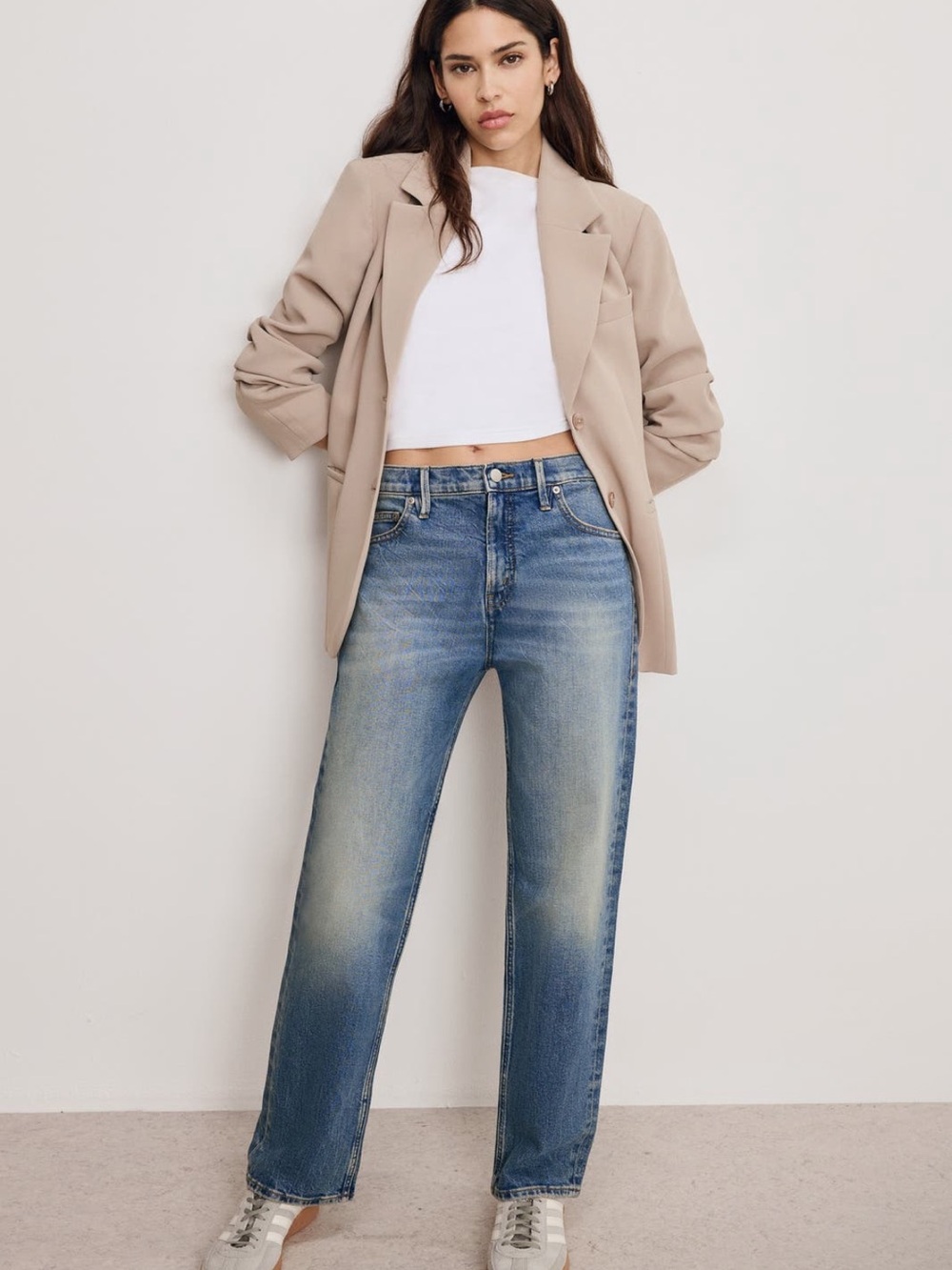 Good American Good Standard Straight Leg Jeans